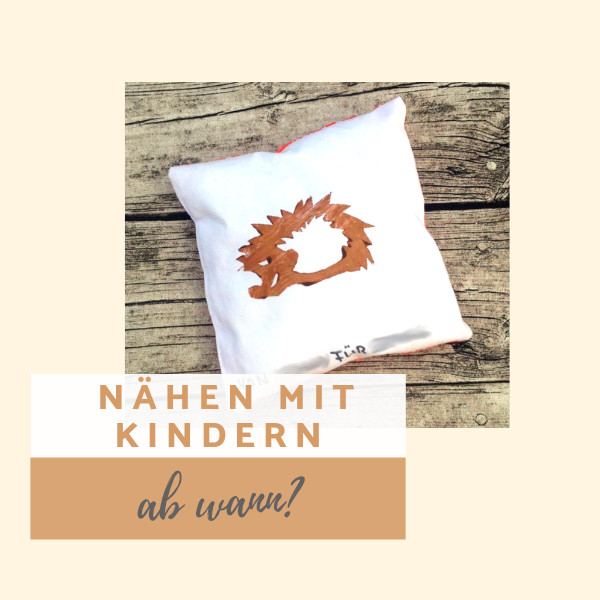 Ab wann kann man mit Kindern an der Nähmaschine nähen?