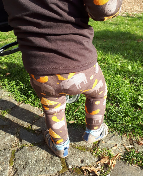 Freebook Leggings Luna - Verena - Elch - K-Nähleon