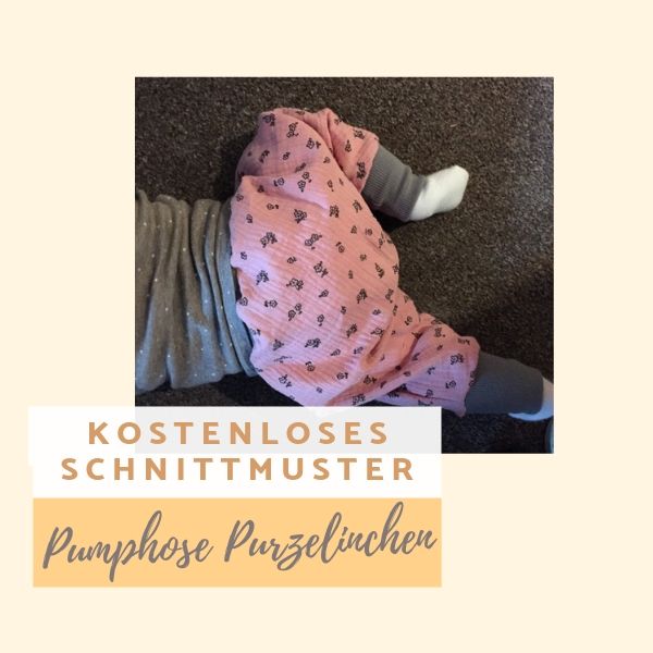 Kostenloses Schnittmuster Pumphose Purzelinchen In 80 110 K Nahleon