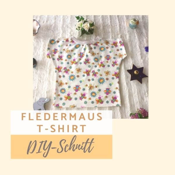 Fledermaus-T-Shirt Schnitt selber machen