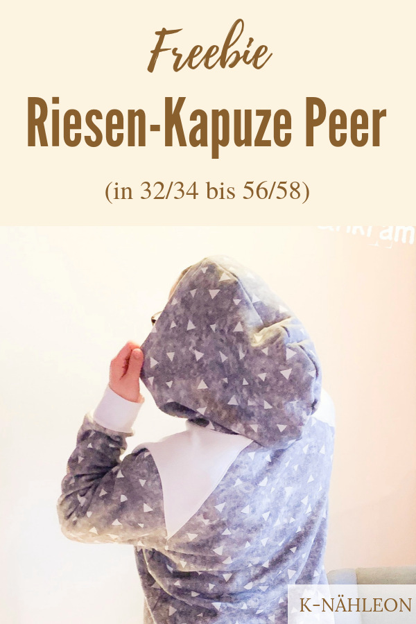 Kostenloses Schnittmuster Kapuze für Damen