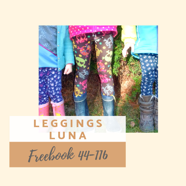 Kostenloses Schnittmuster Leggings Luna für Kinder und Babys