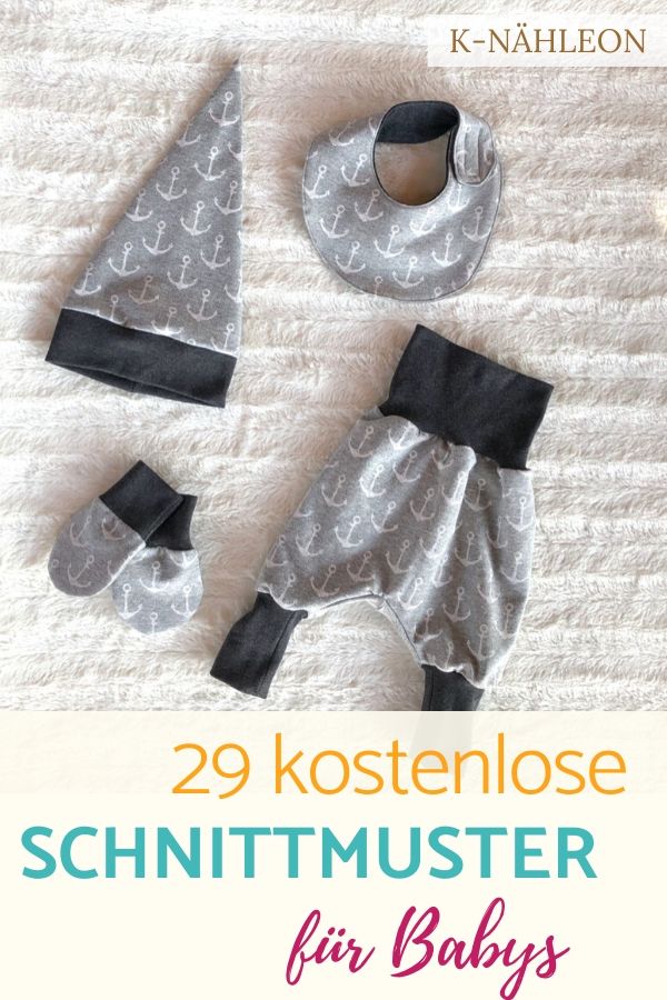 Kostenlos baby schnittmuster nähen Baby