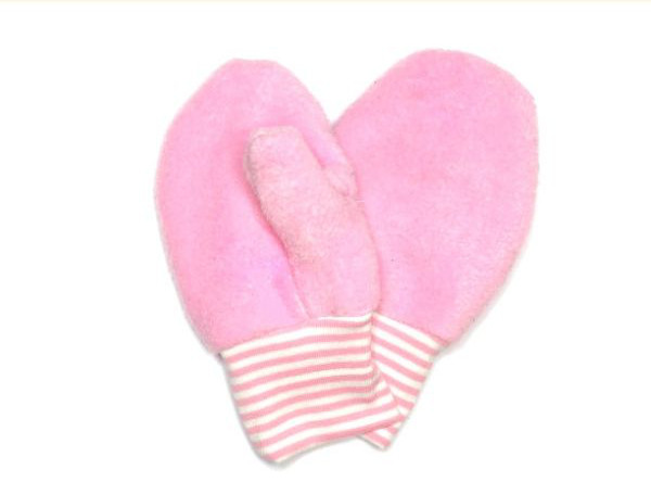 Rosa Kinderhandschuhe aus Fleece