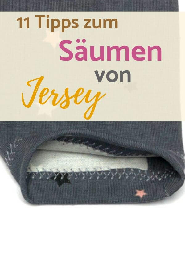 Anleitung und Tipps zum Jersey-Saum