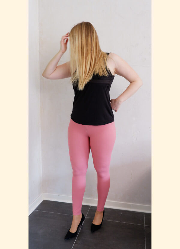 Rosa Leggings aus Jersey nähen