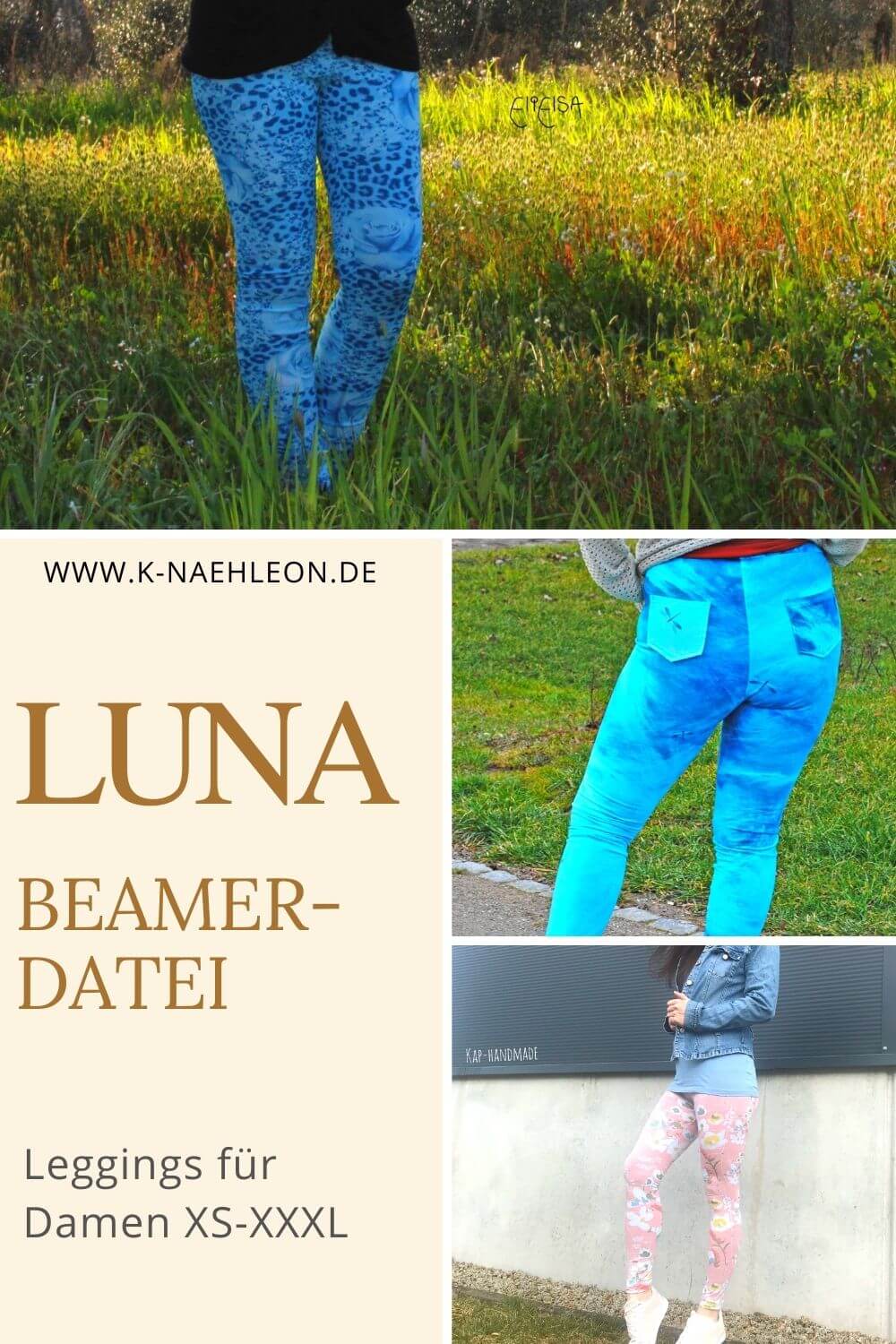 Beamer-Datei Leggings für Damen XS-XXXL