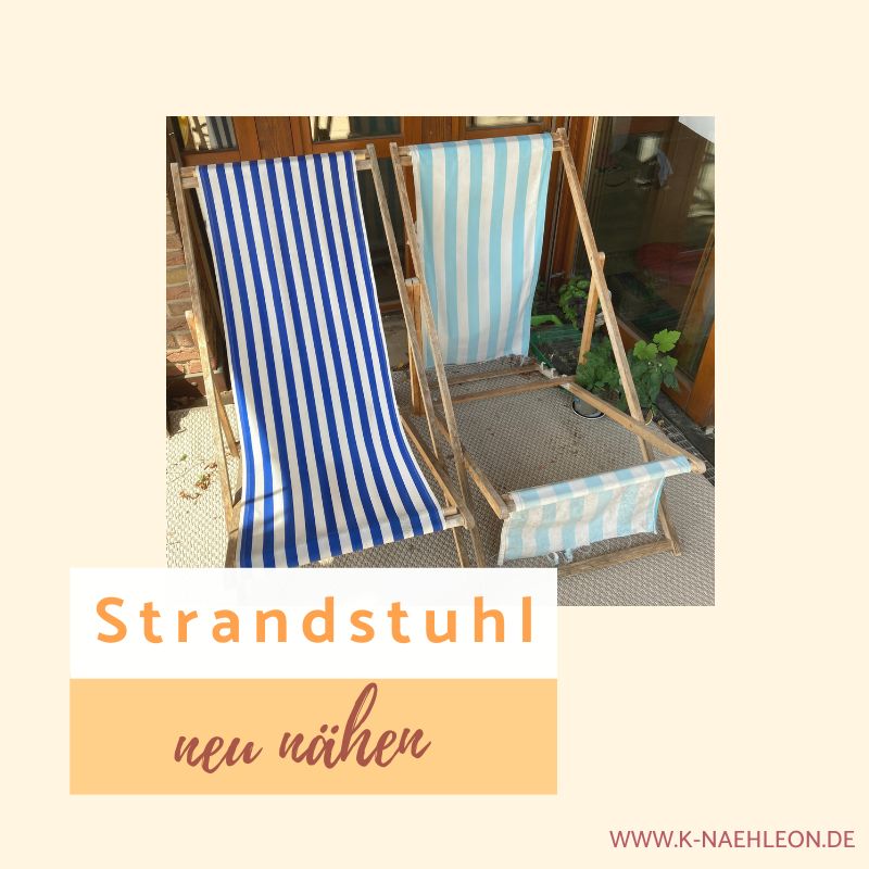 Strandstuhl neu nähen - Anleitung
